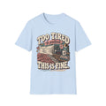 Too Tired to Pretend This Is Fine Graphic Tee