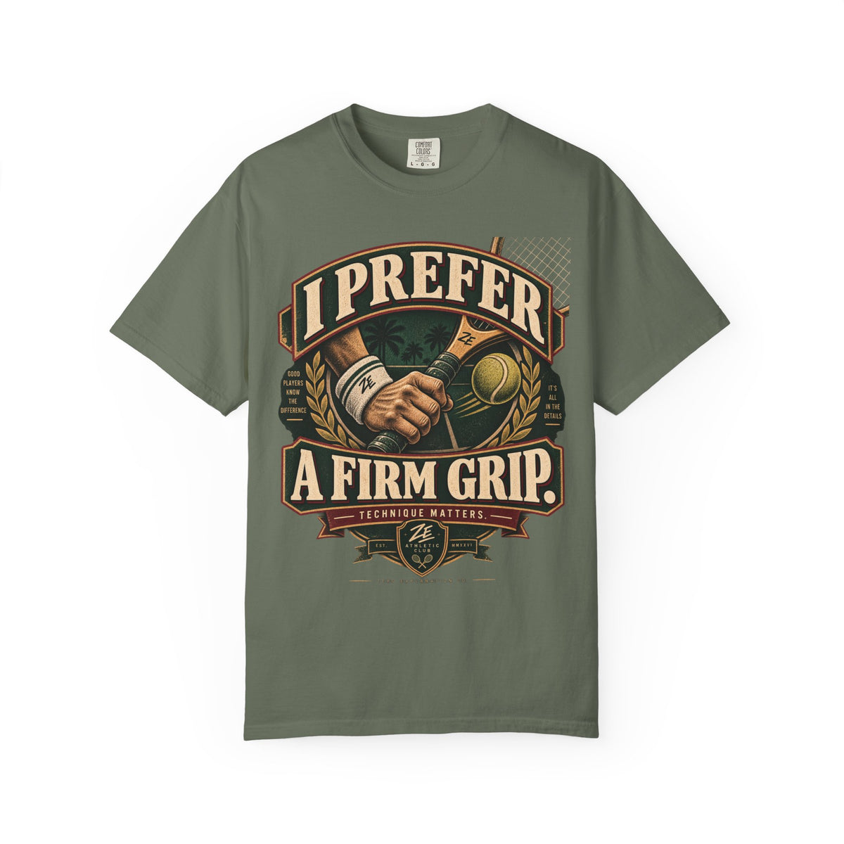 I Prefer a Firm Grip Vintage Golf Graphic Tee