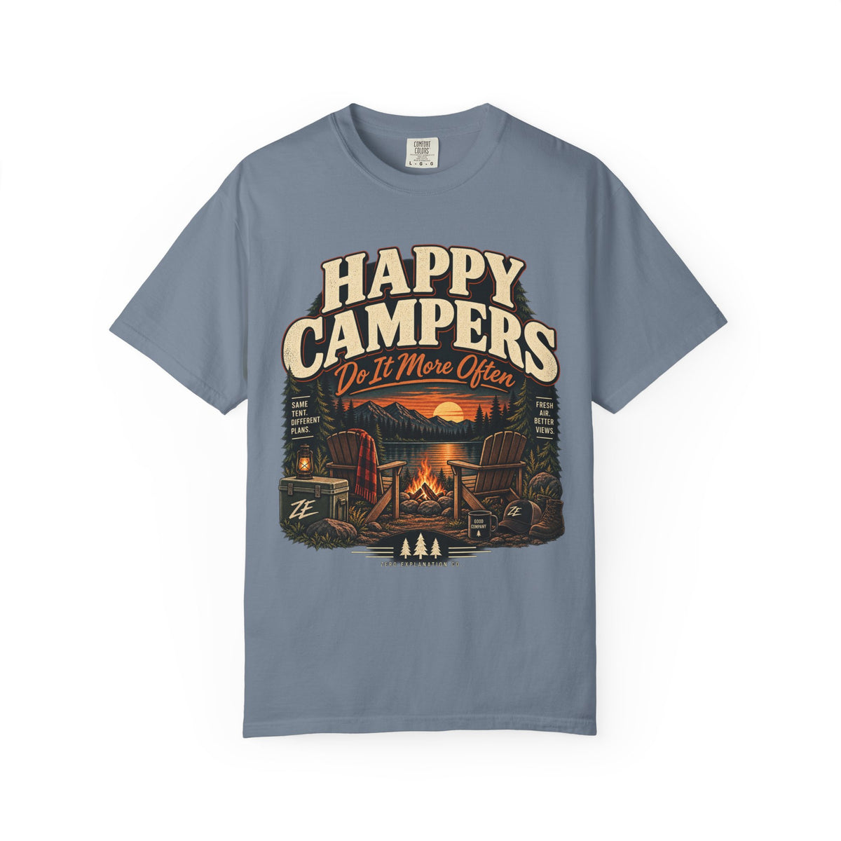 Happy Campers Do It More Often Vintage Camping Tee