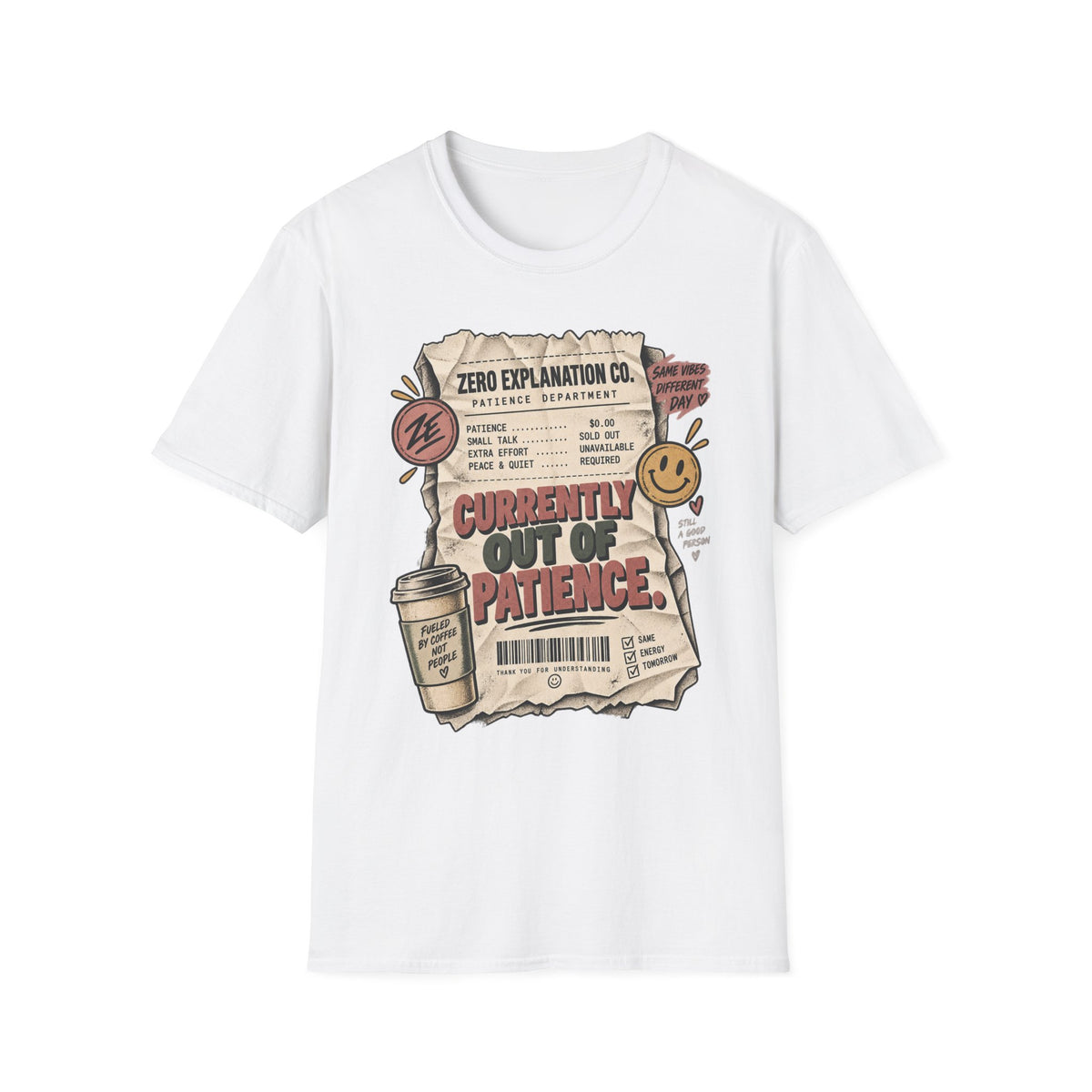 Currently Out of Patience Graphic Tee