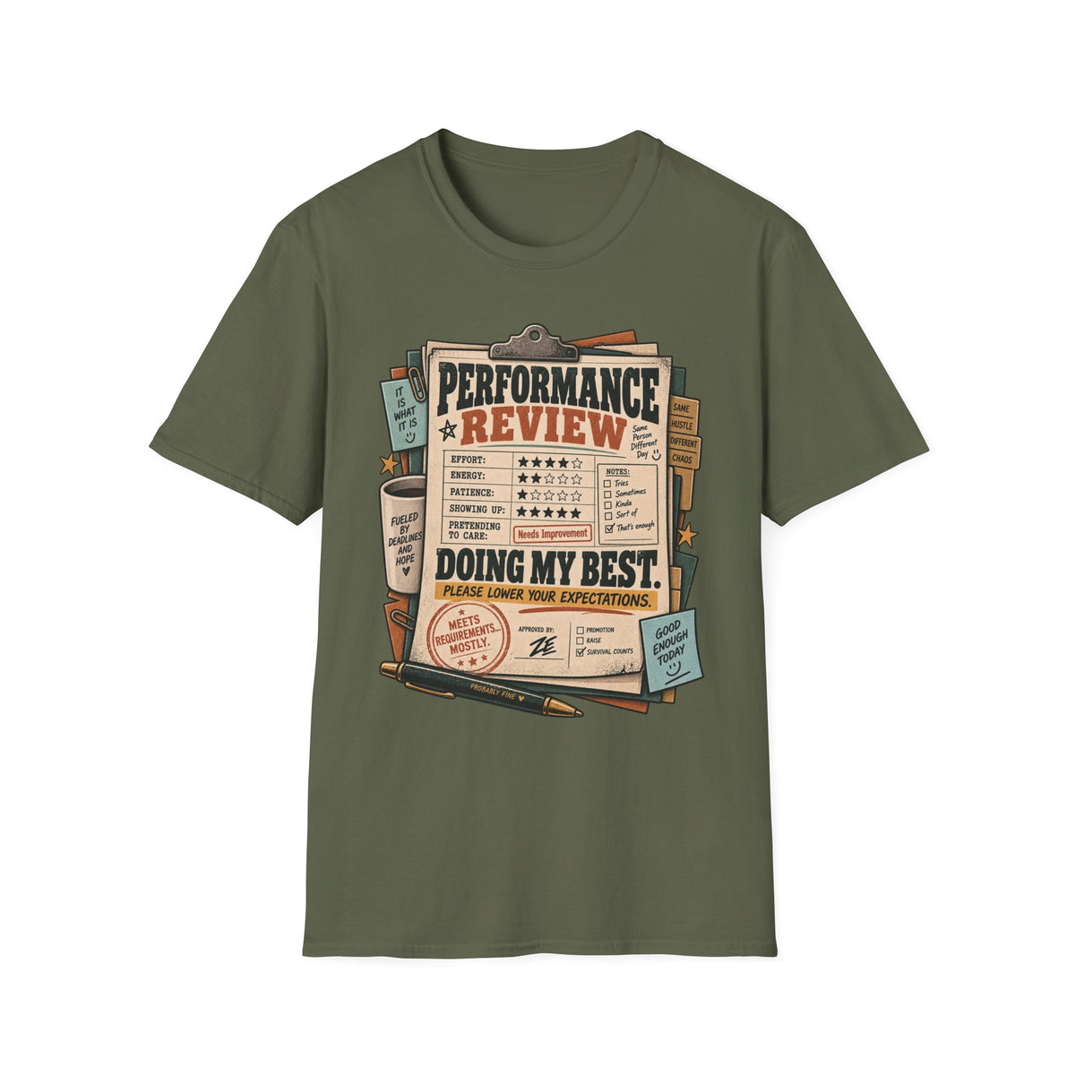 Doing My Best Please Lower Your Expectations Graphic Tee