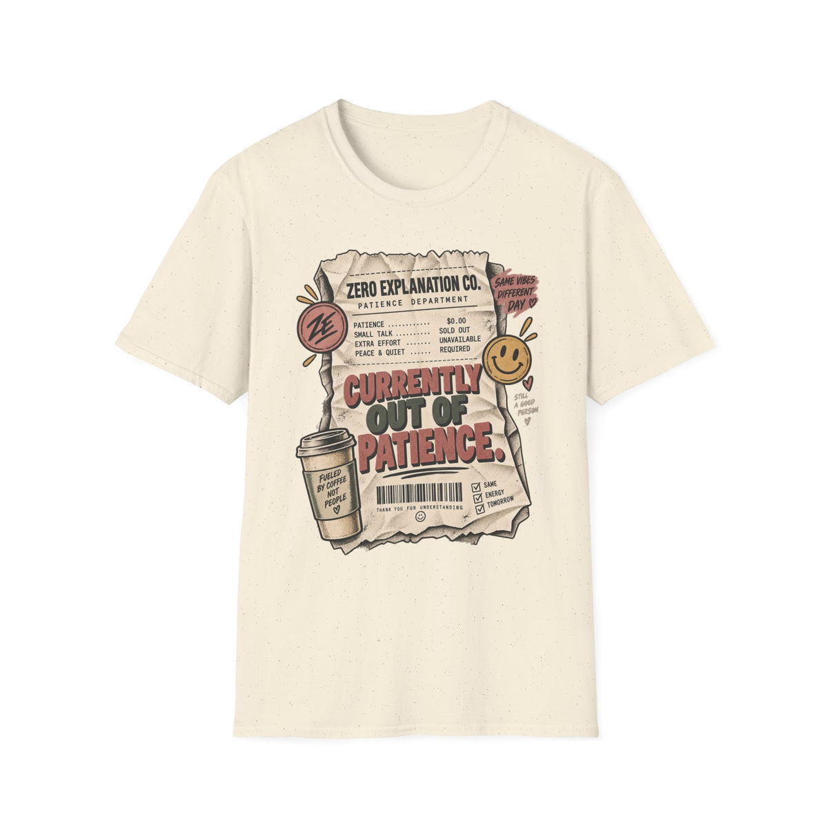 Currently Out of Patience Graphic Tee