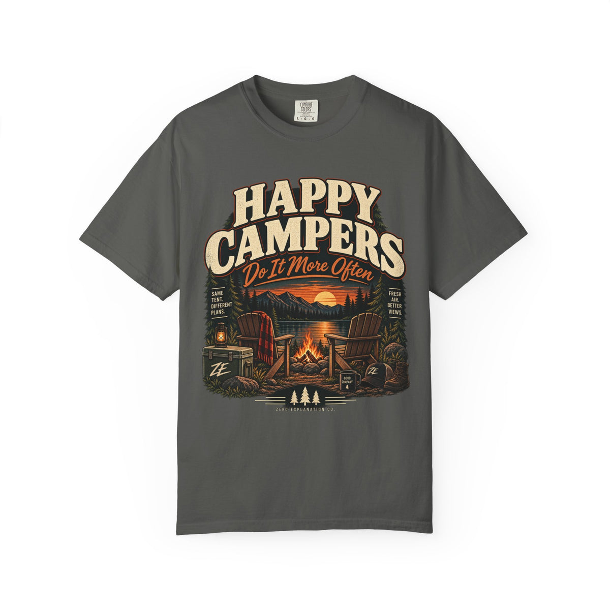Happy Campers Do It More Often Vintage Camping Tee