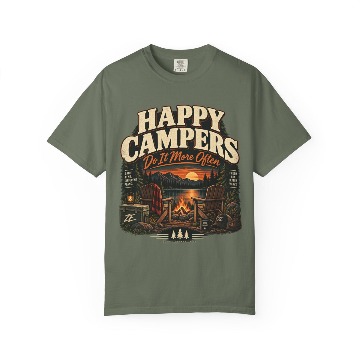 Happy Campers Do It More Often Vintage Camping Tee