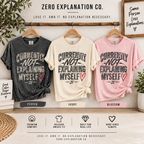 Currently Not Explaining Myself. Heart Graphic Tee