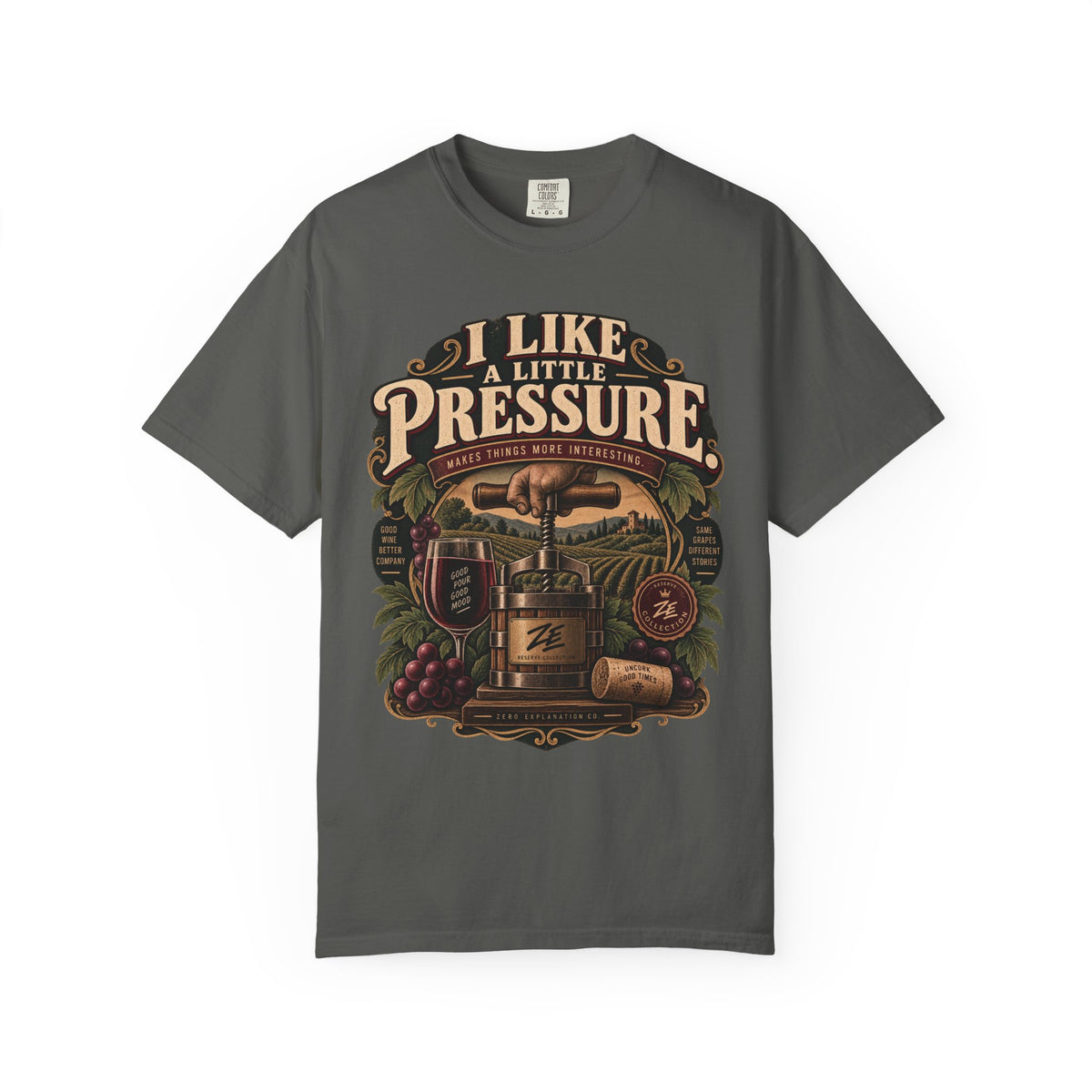 I Like a Little Pressure Vintage Wine Graphic Tee