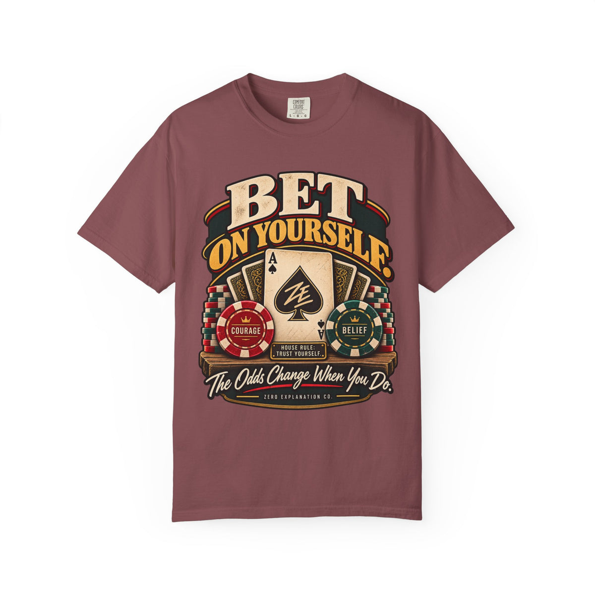 Bet on Yourself – The Odds Change Graphic Tee