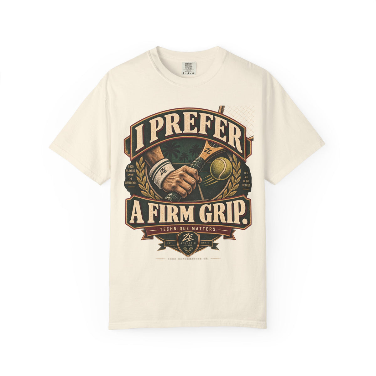 I Prefer a Firm Grip Vintage Golf Graphic Tee