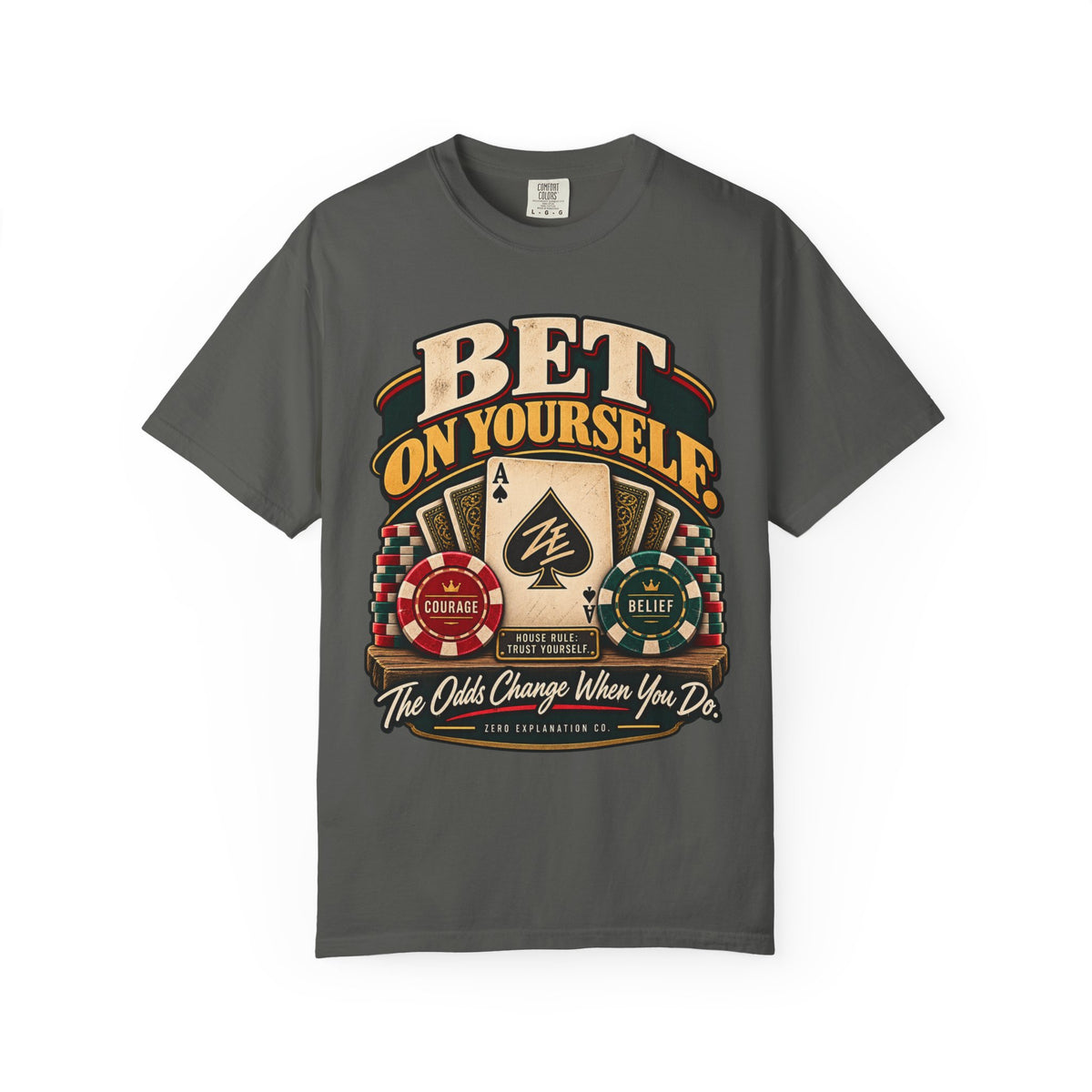 Bet on Yourself – The Odds Change Graphic Tee