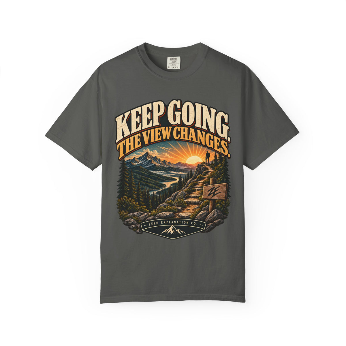 Keep Going The View Changes Vintage Graphic Tee