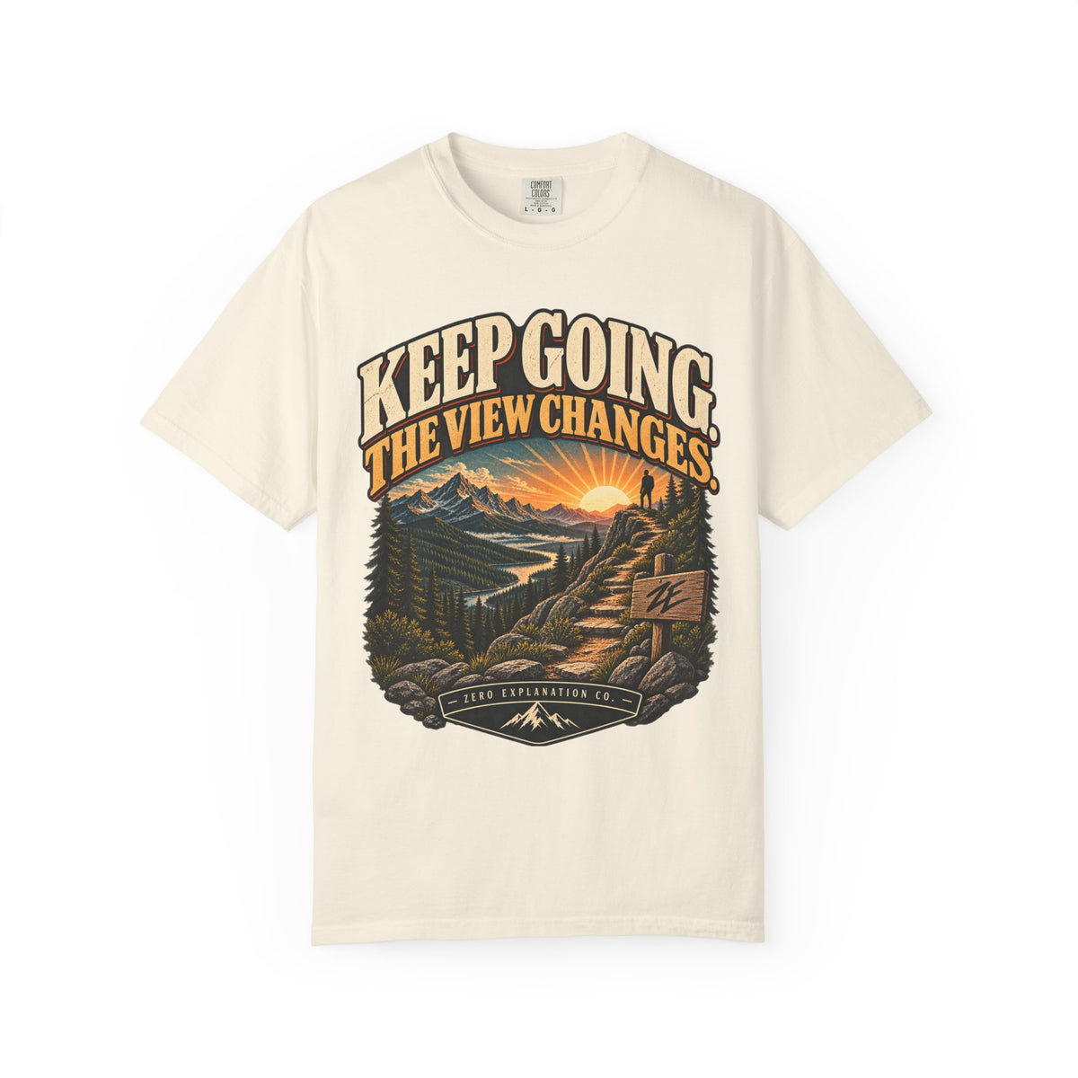 Keep Going The View Changes Vintage Graphic Tee