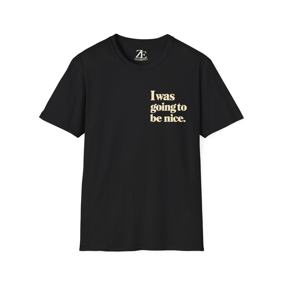 Plans Changed | Funny Front and Back Graphic Tee