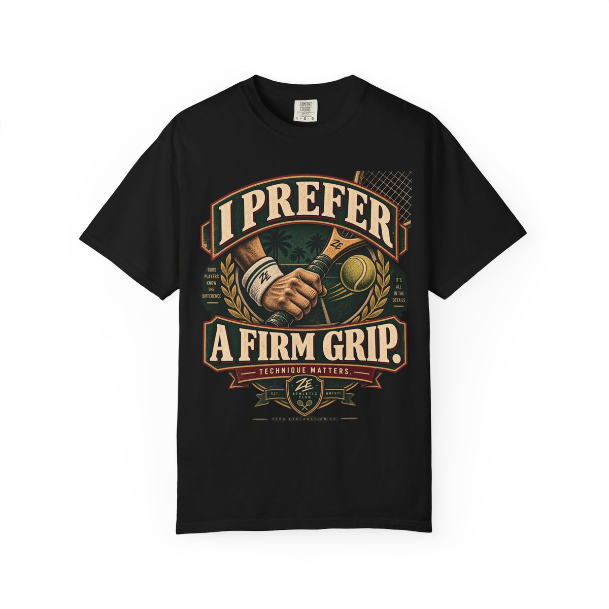 I Prefer a Firm Grip Vintage Golf Graphic Tee