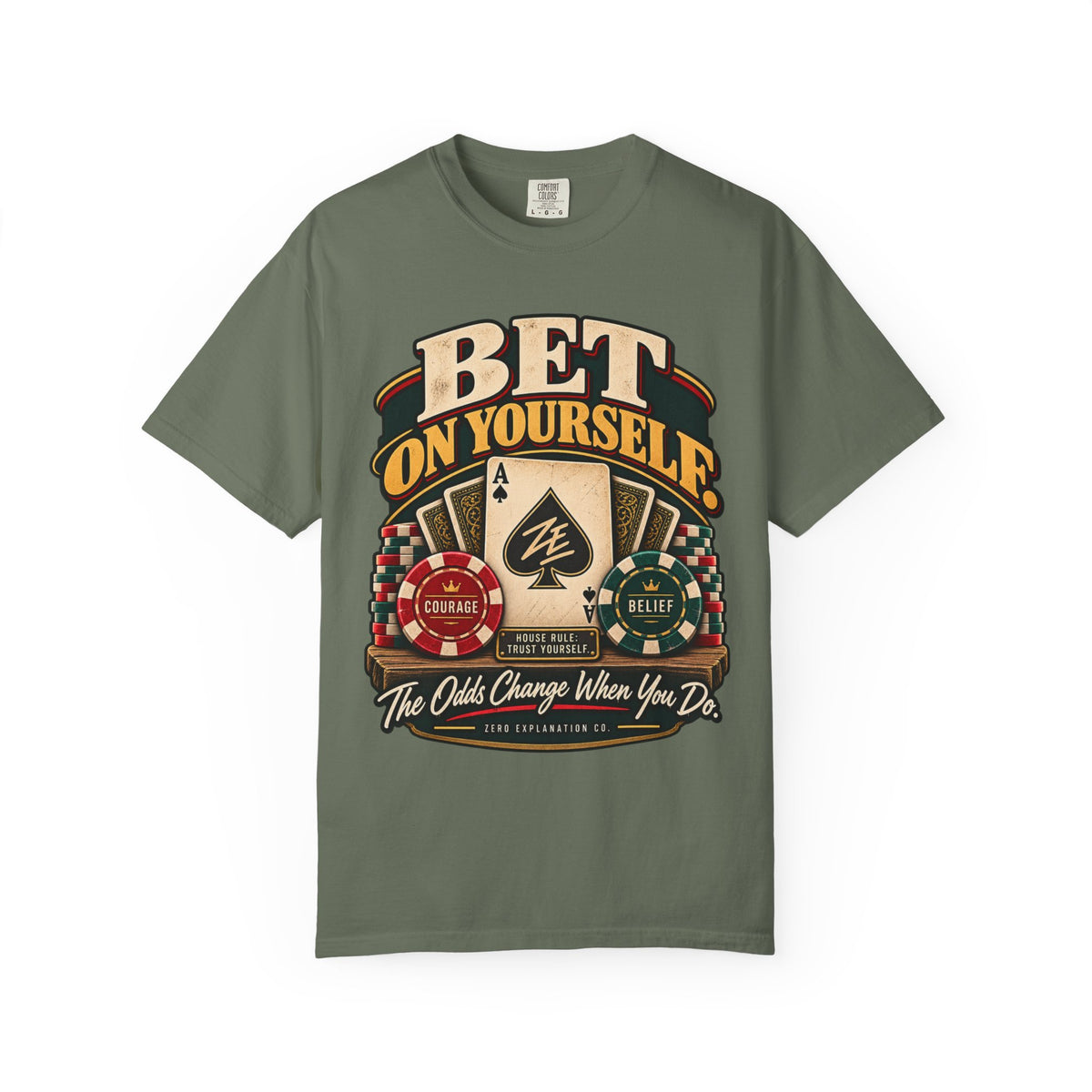 Bet on Yourself – The Odds Change Graphic Tee