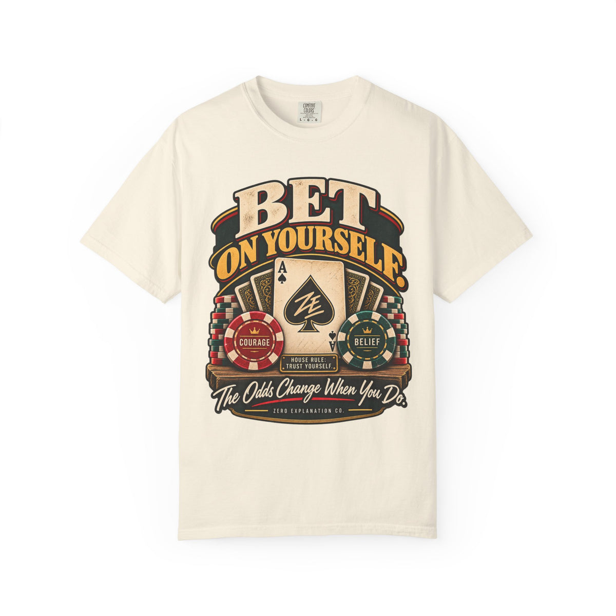 Bet on Yourself – The Odds Change Graphic Tee